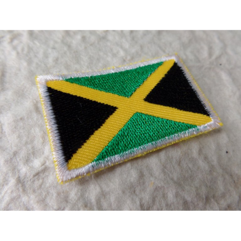 Ecusson drapeau Jamaïque