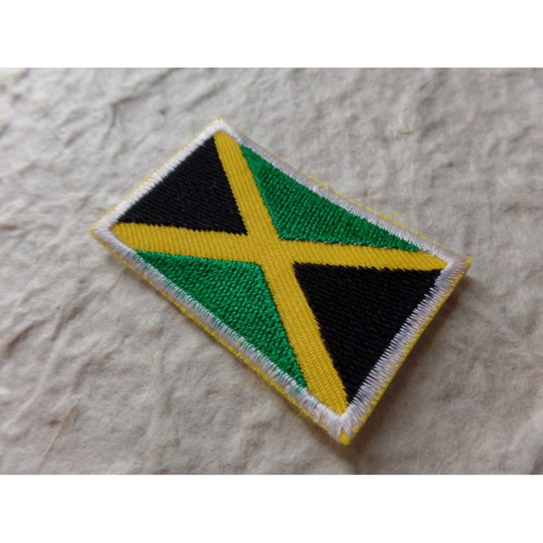 Ecusson drapeau Jamaïque