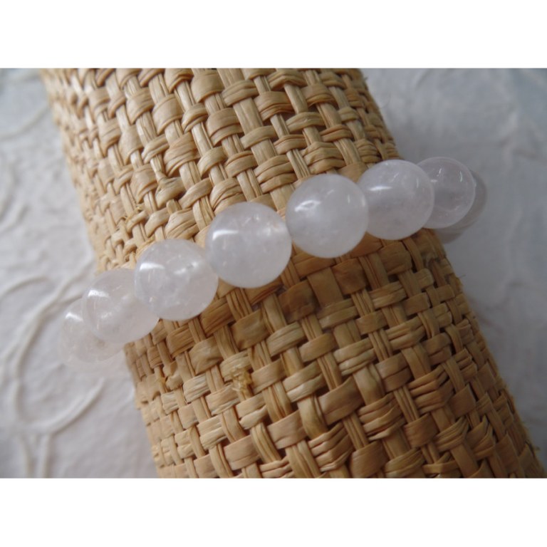 Mala de poignet jade blanc