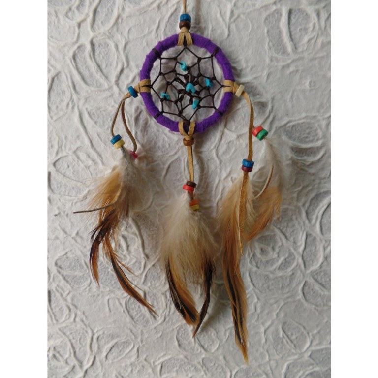 Petit dreamcatcher violet taak