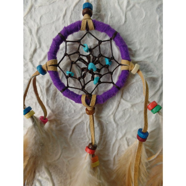 Petit dreamcatcher violet taak