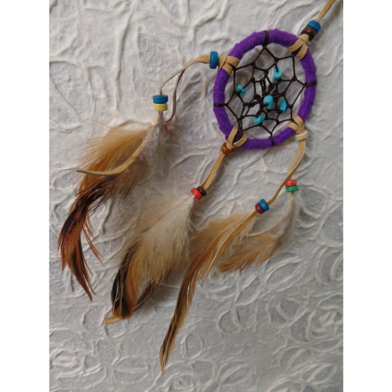 Petit dreamcatcher violet taak