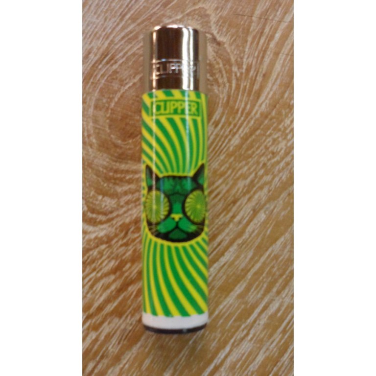 Briquet tête de chat jaune/vert