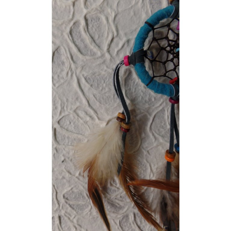 Petit dreamcatcher turquoise taak