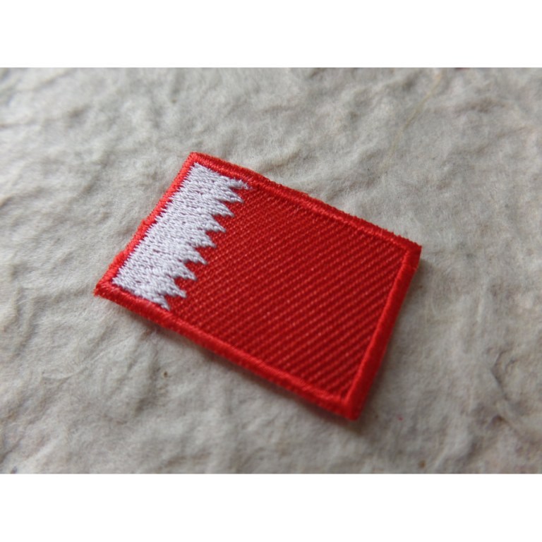 Petit écusson drapeau Bahreïn