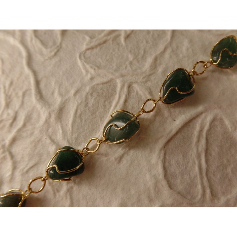 Bracelet en perles aventurine