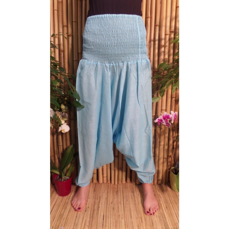 Pantalon Afghan bleu ciel