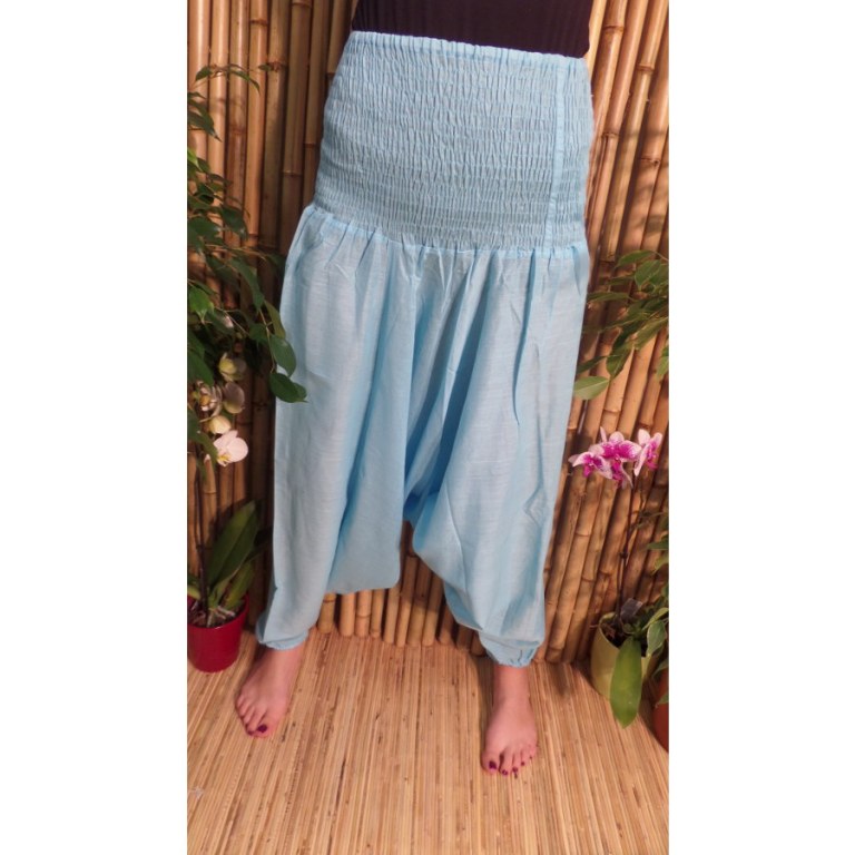 Pantalon Afghan bleu ciel