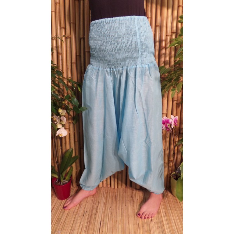 Pantalon Afghan bleu ciel