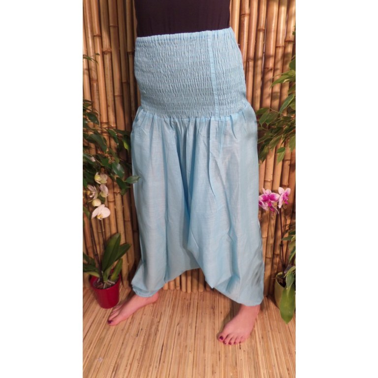 Pantalon Afghan bleu ciel