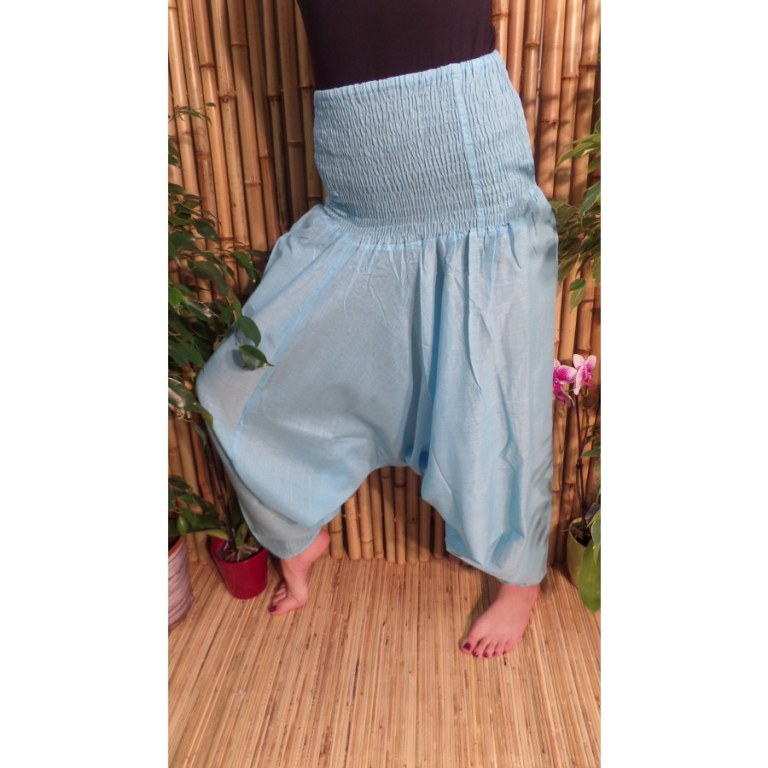 Pantalon Afghan bleu ciel