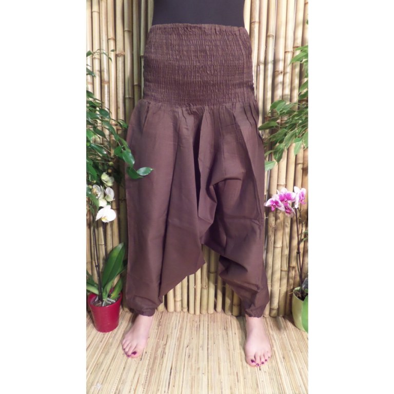 Pantalon Afghan marron foncé