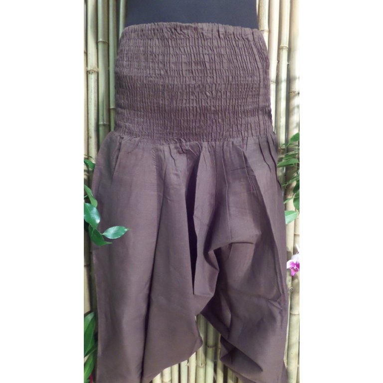 Pantalon Afghan marron foncé