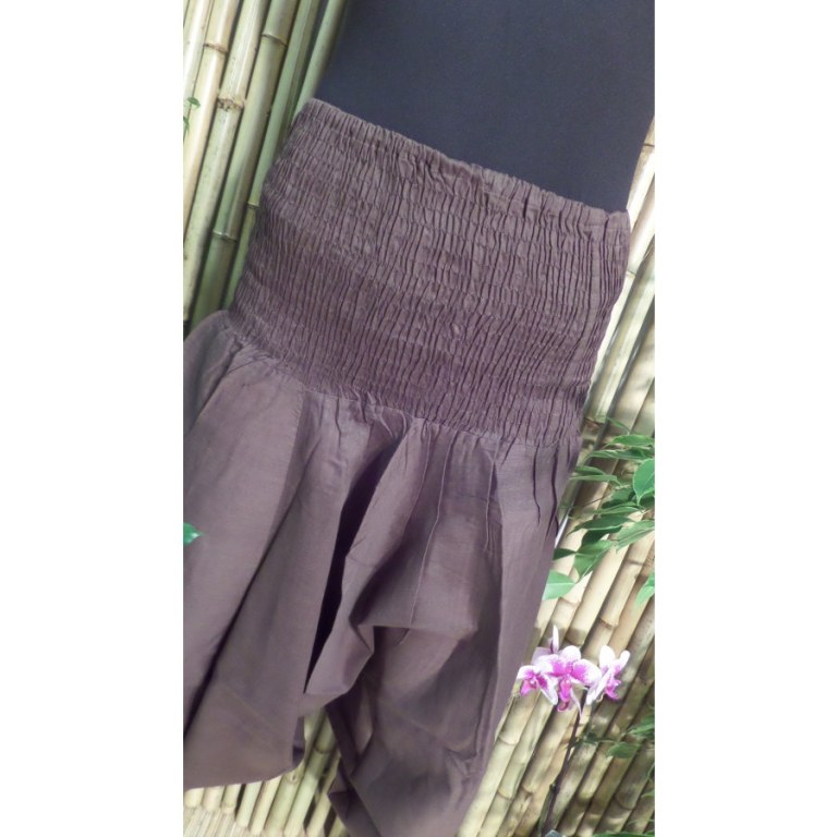 Pantalon Afghan marron foncé