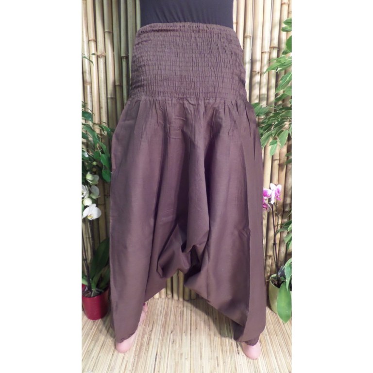 Pantalon Afghan marron foncé