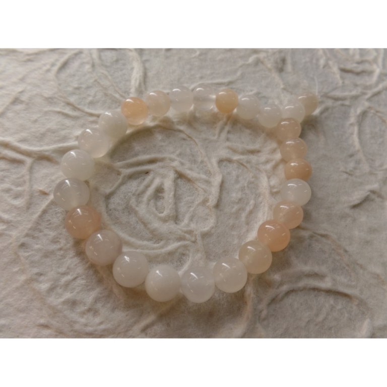 Mala de poignet en aventurine rose