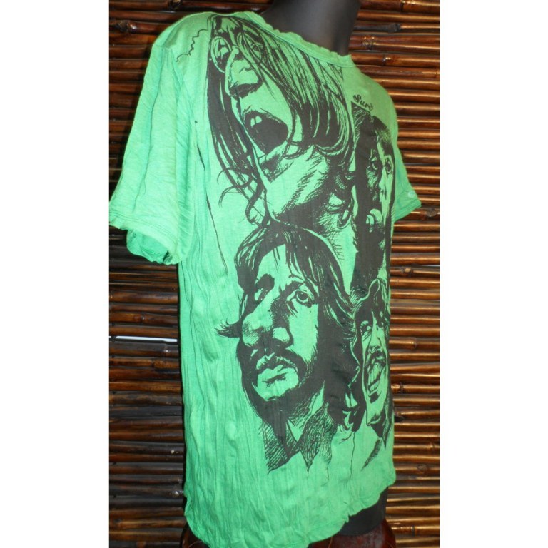 Tee shirt vert Beatles 