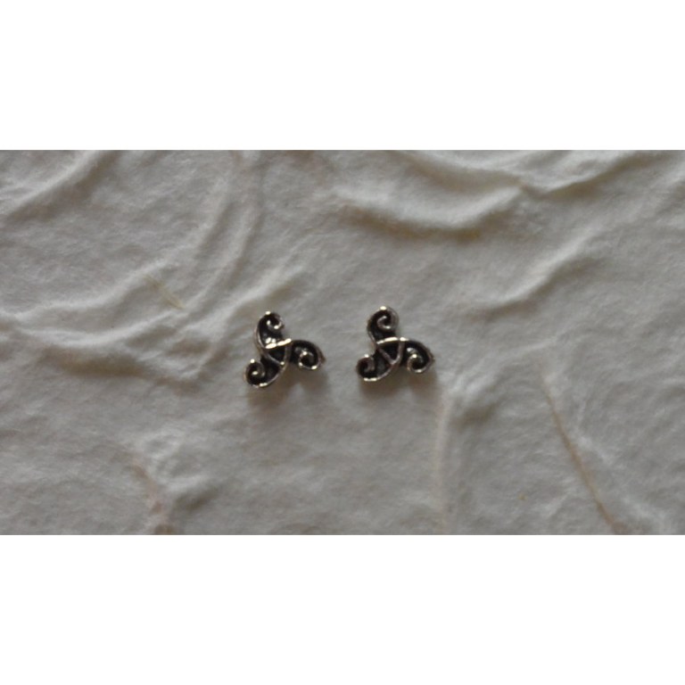 Boucles d'oreilles triskell 2