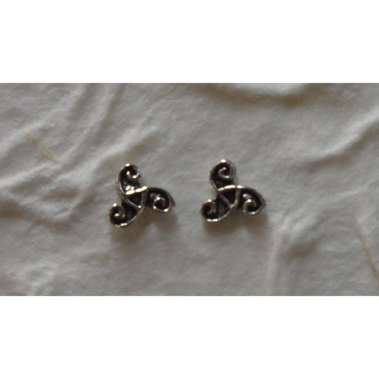 Boucles d'oreilles triskell 2