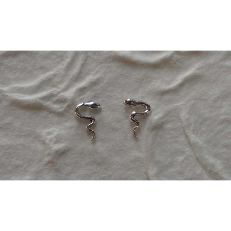 Boucles d'oreilles serpent