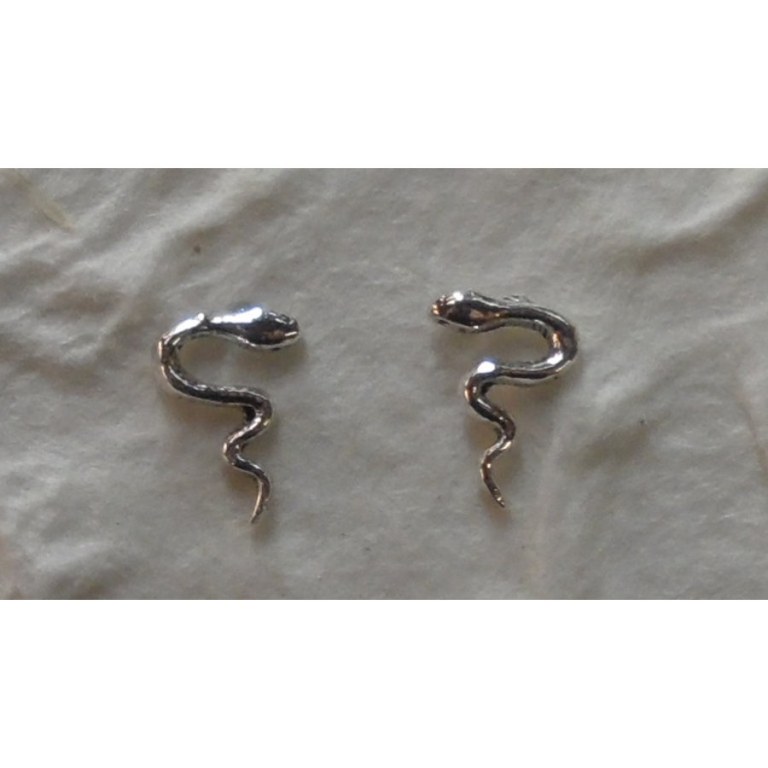 Boucles d'oreilles serpent