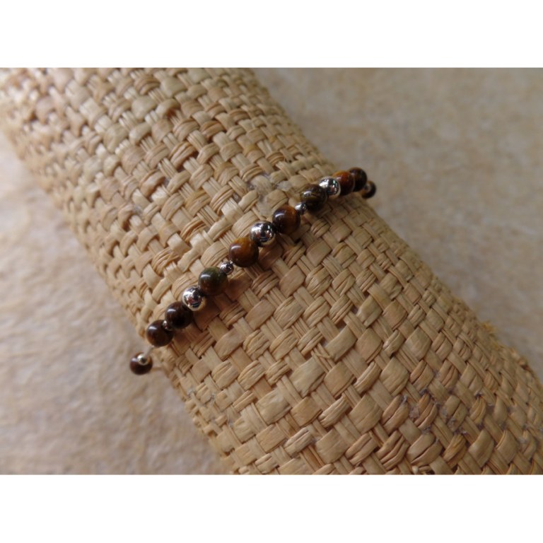 Bracelet perles oeil de tigre