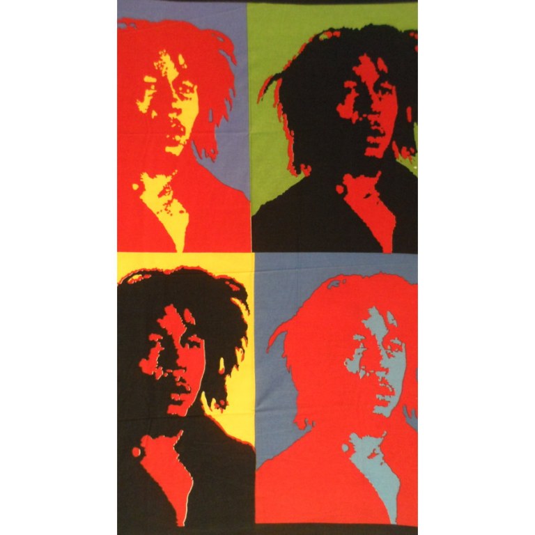 Mini tenture Bob Marley pop art