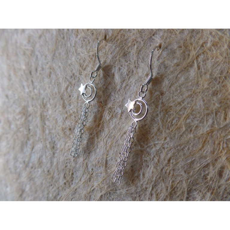 Pendants d'oreilles étoiles