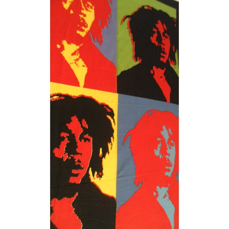 Mini tenture Bob Marley pop art