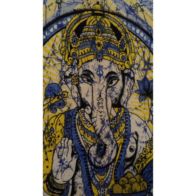 Tenture bleue Bada Ganapati