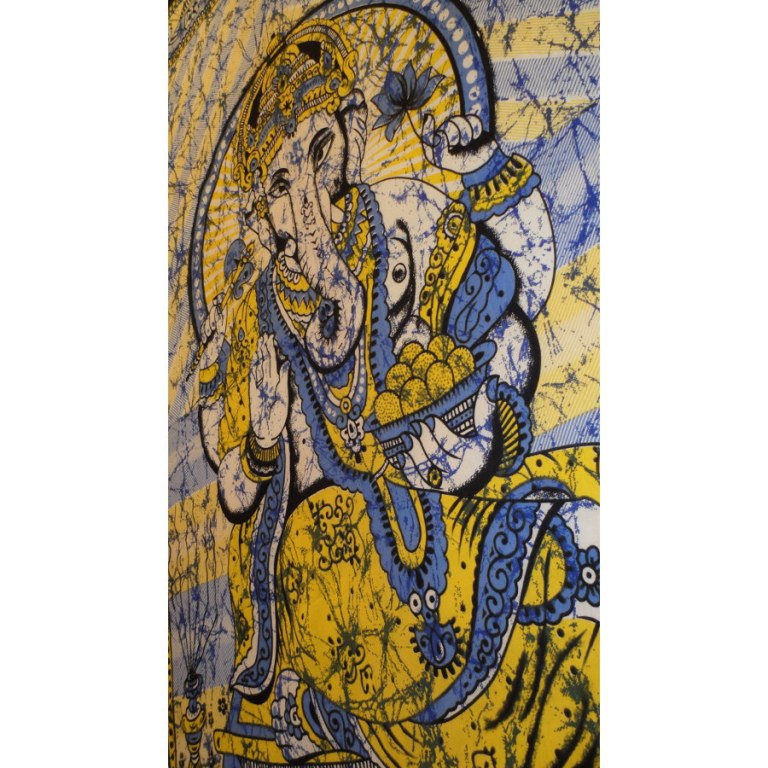 Tenture bleue Bada Ganapati