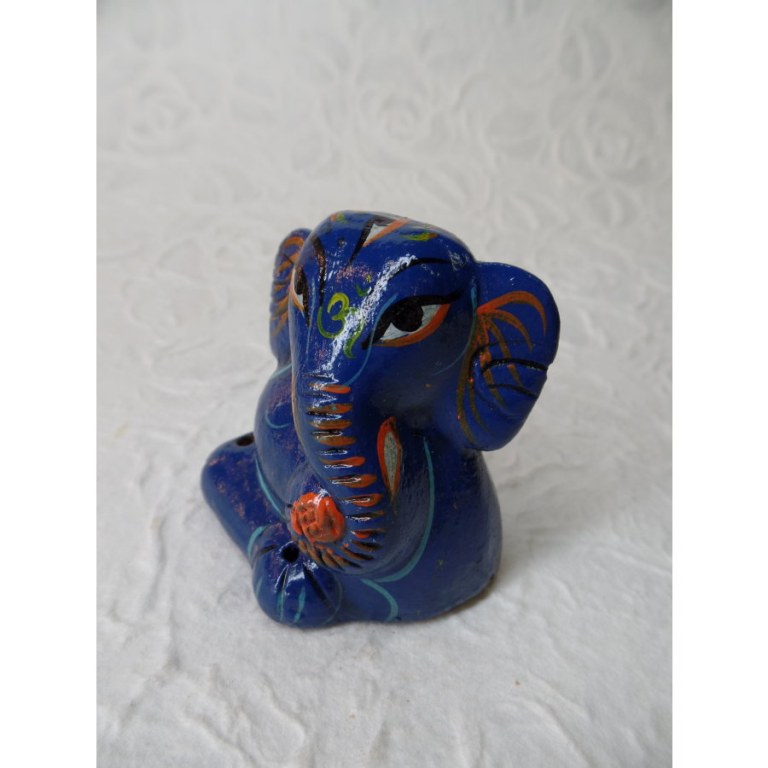 Brûle encens éléphant bleu