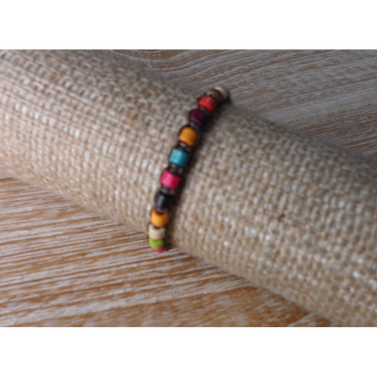 Bracelet marron coloreta