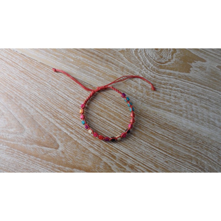 Bracelet rouge coloreta