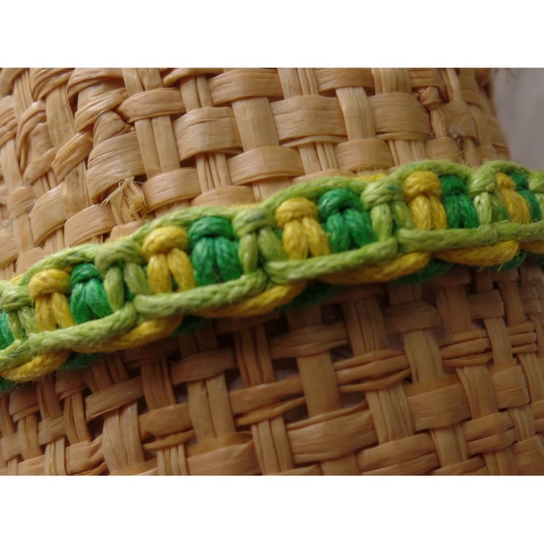Bracelet tali vert/jaune modèle 11