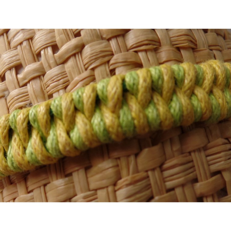 Bracelet tali vert/jaune modèle 4