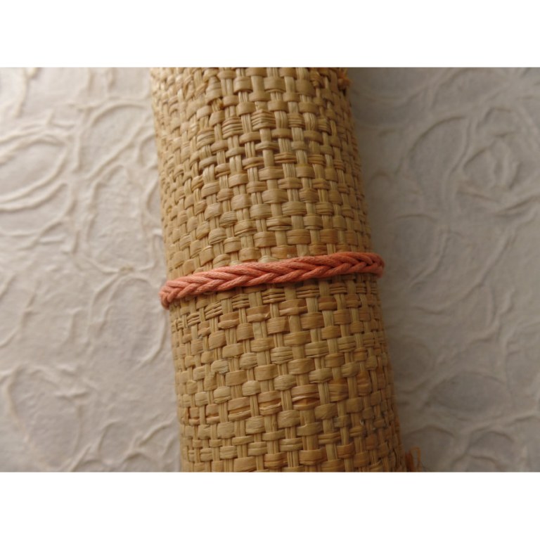 Bracelet 1 fil tali saumon modèle 5