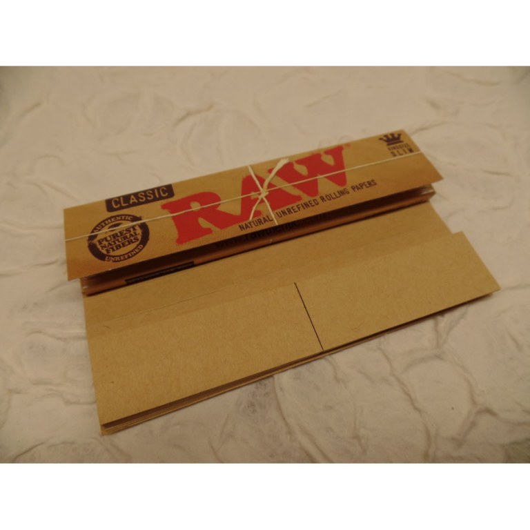 Feuilles kingsize classic Raw