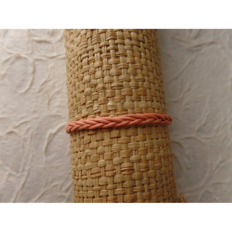 Bracelet 2 fils tali saumon modèle 5