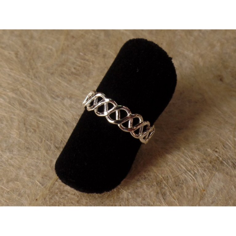 Bague de pied entrelacs