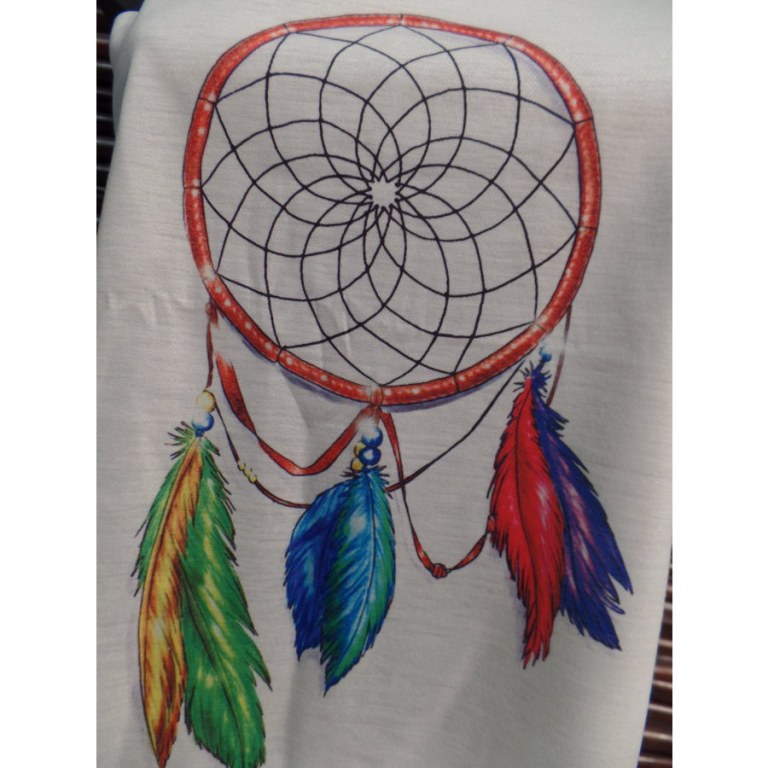 Débardeur dreamcatcher double plumes color