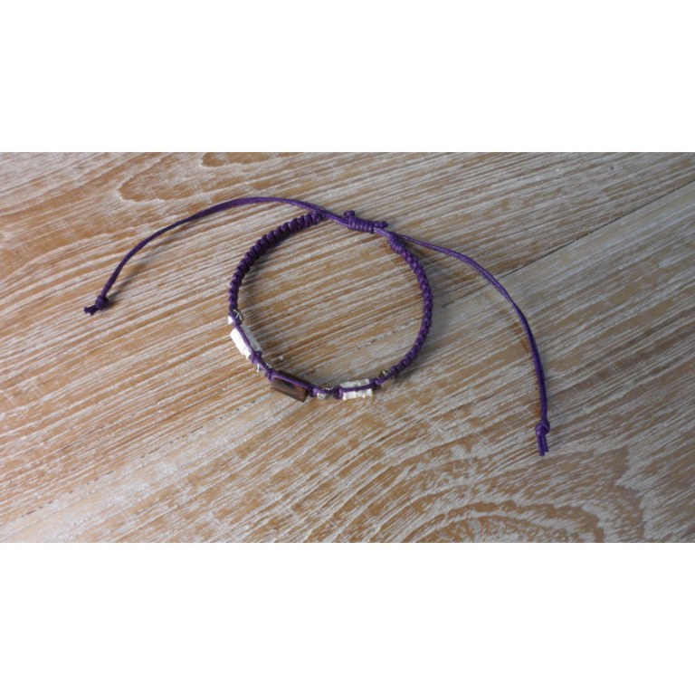 Bracelet mabostrass violet