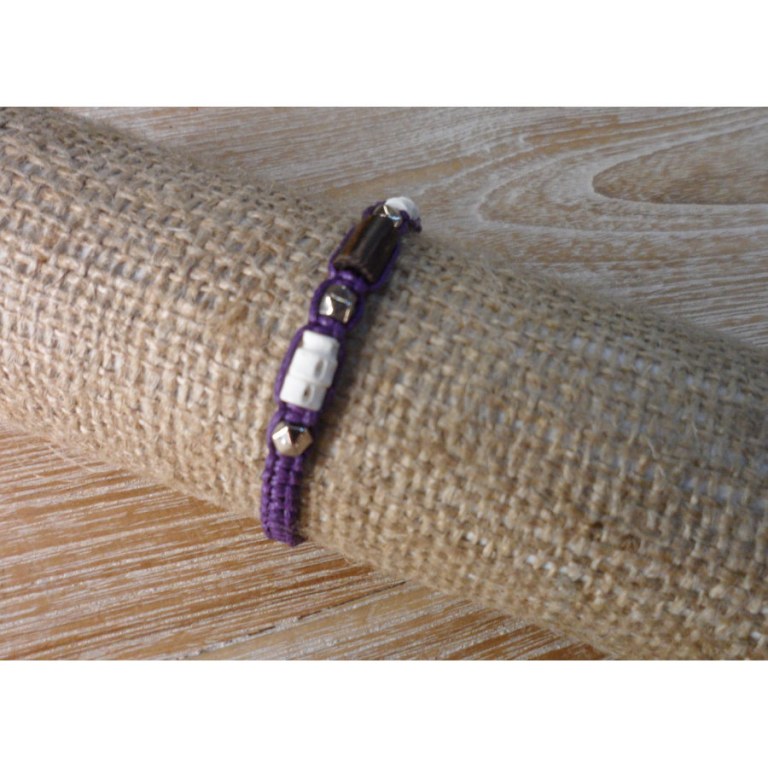 Bracelet mabostrass violet