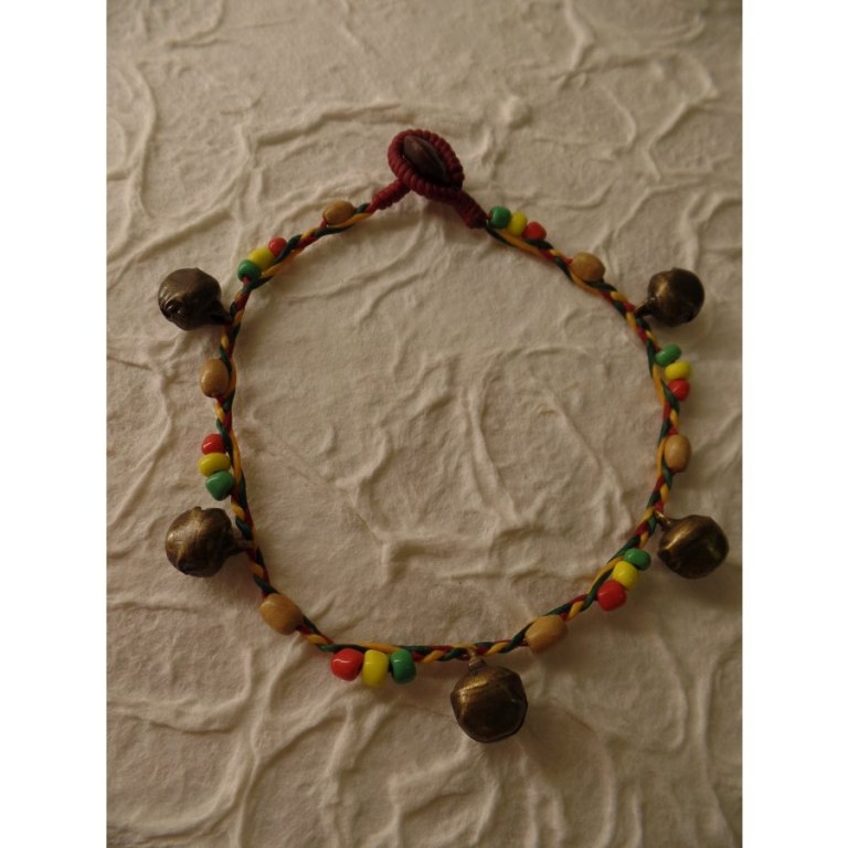 Bracelet cheville rakhang rasta