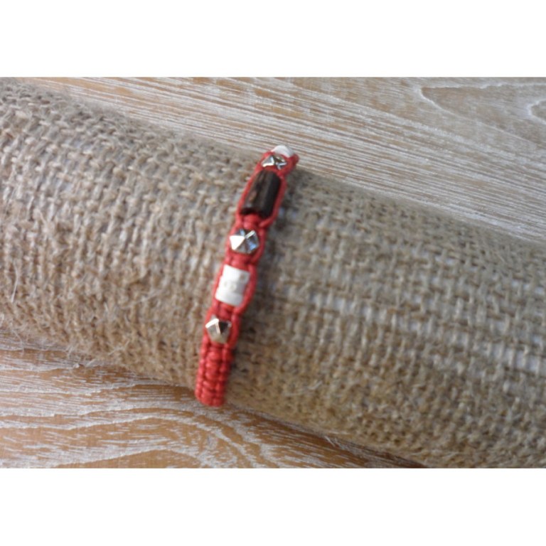 Bracelet mabostrass rouge