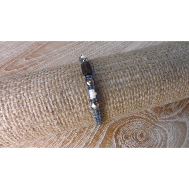 Bracelet mabostrass gris