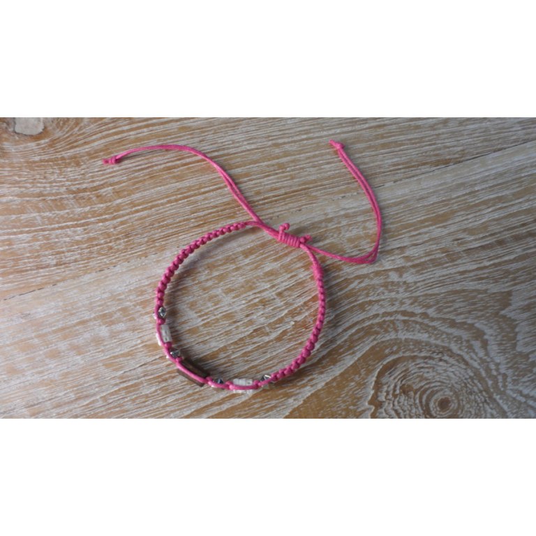 Bracelet mabostrass rose