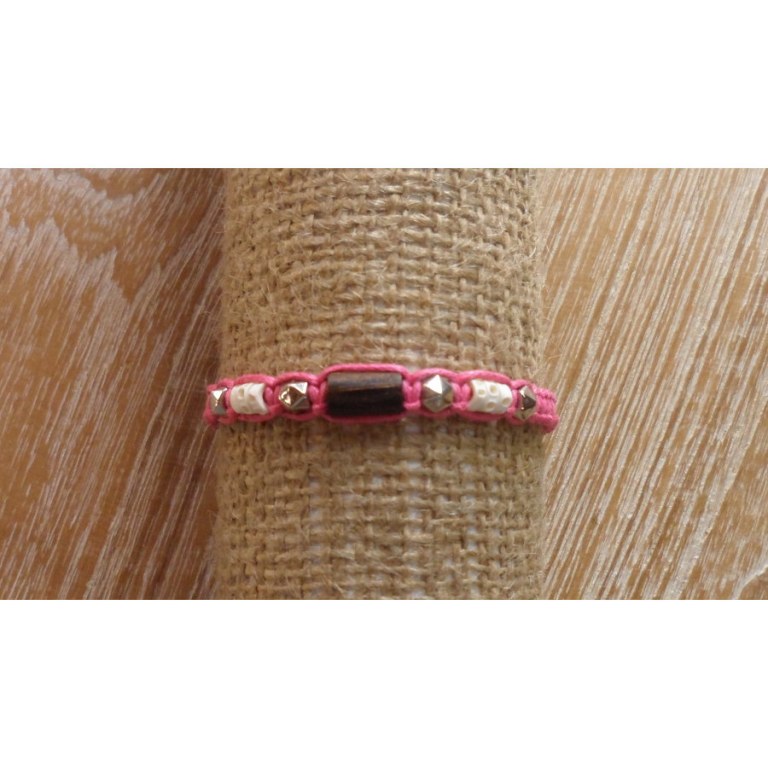 Bracelet mabostrass rose