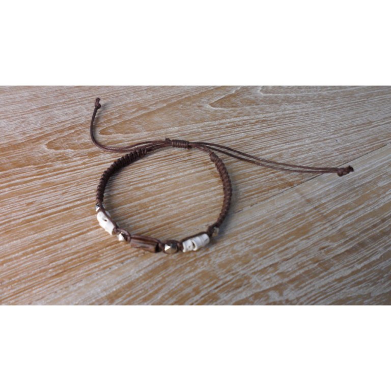 Bracelet mabostrass marron foncé