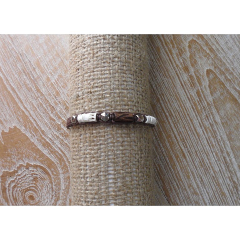 Bracelet mabostrass marron foncé